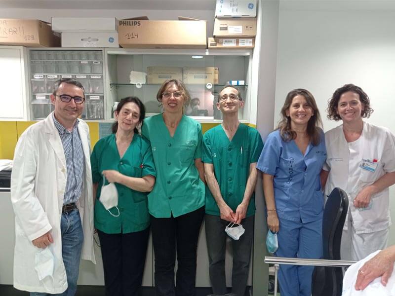 Profesores y alumnos del taller de ecocardiografía transesofágica 3D