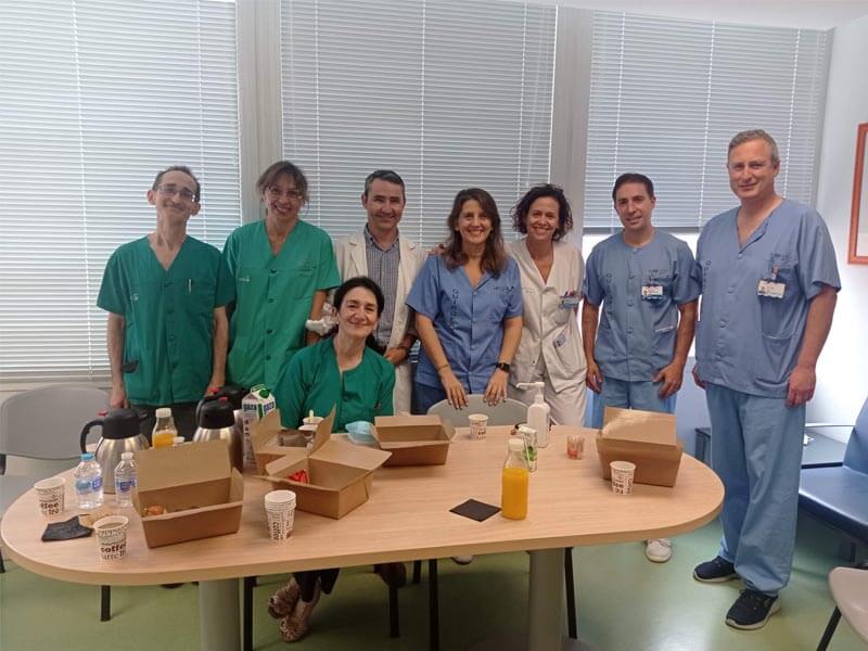 Profesores y alumnos del taller de ecocardiografía transesofágica 3D